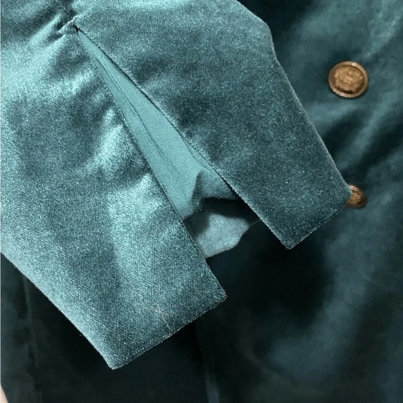 Maeve Anthropologie Teal Velvet Blazer Dress Women’s 6P Jacket Style Chic - Picture 5 of 11